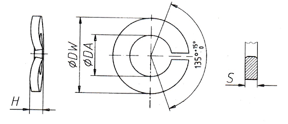 DIN 128 spring washers