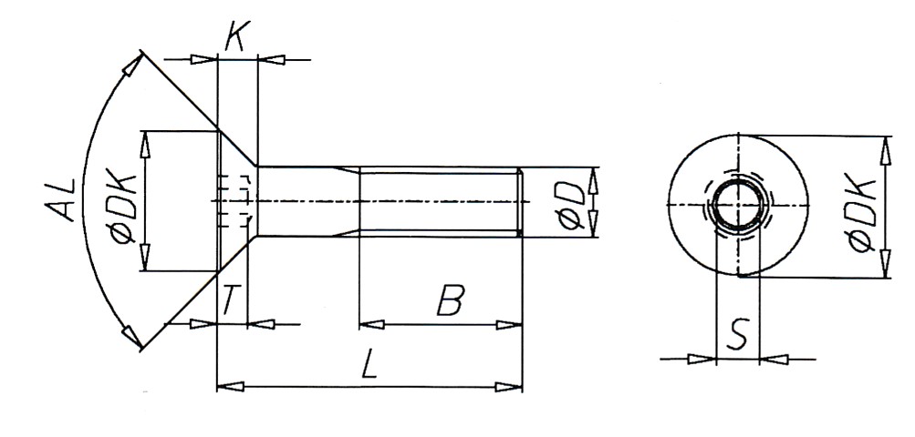 DIN 7991 Countersunk screws
