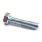 Preview: Hexagon screw DIN 933 - M 7 x 30 - 8.8 - ZN