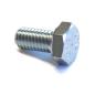 Preview: Sechskantschraube DIN 933 - M 6 x 12 - 8.8 - ZN