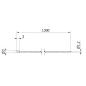 Preview: Gasinnenzug Ø 1,2 x 1300 mm Nippel C Ø 3 x 3mm