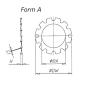 Preview: DIN 6797 Zahnescheibe Form A