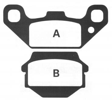 Disc brake pad set