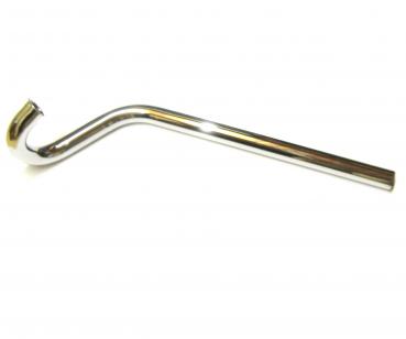 Exhaust pipe with flange connection
