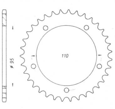 Sprocket 275 - 41 teeth