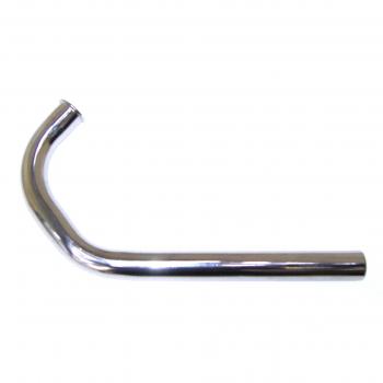 Exhaust pipe with flange connection