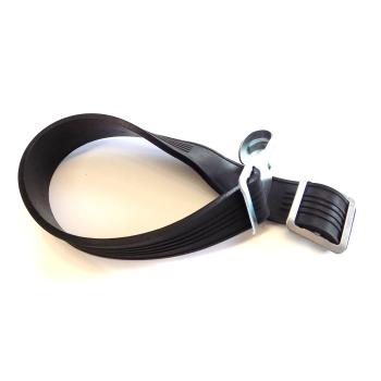 Luggage strap, rubber, black