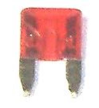 Mini plug-in fuse 10A red