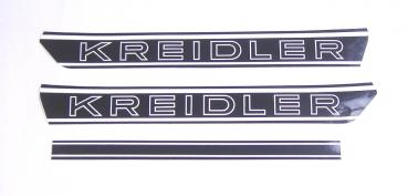 Sticker set f. Tank "KREIDLER" black / white
