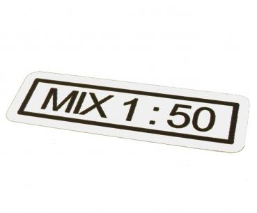 Sticker f. Fuel tank HERCULES "MIX 1:50"
