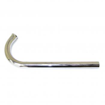 Exhaust pipe with flange connection