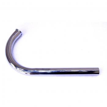 Exhaust pipe with flange connection