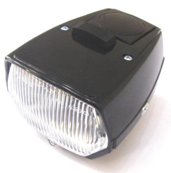 Headlight moped black