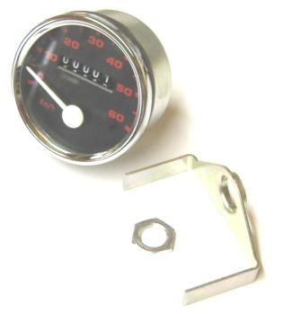 Tachometer ø 60mm bis 60 km/h