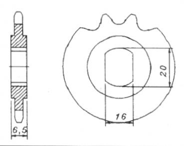 Sprocket 250 - 12 teeth