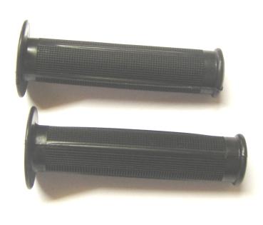 Handgrip set black, plastic