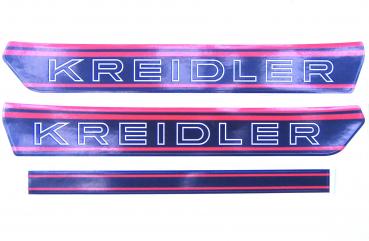 Sticker set for Tank "KREIDLER" black / red