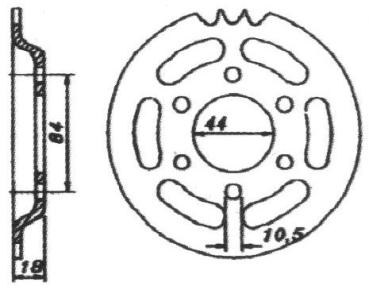 Sprocket 35 teeth, KTM