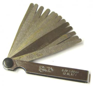 Thickness gauge 13 sheets 0,05-1,00mm