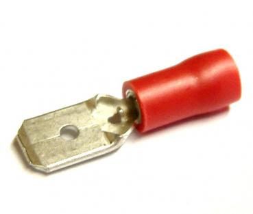 Flat plug 1.5 mm² red