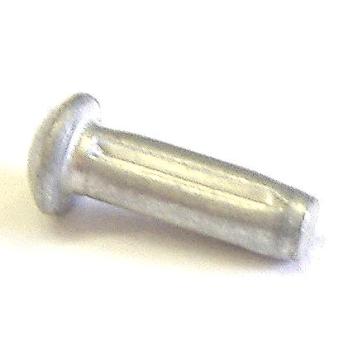 Notched nail DIN 1476 - 2.5 x 8 - Al