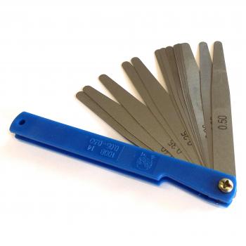 Feeler gauge 14 blades 0.05 - 0.5 mm