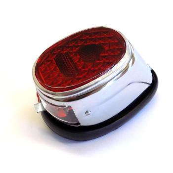Rear light Puch, chrome-plated