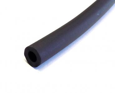Fuel hose rubber 5 x 9 mm, black