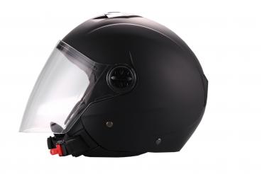 Open face helmet Vito Palermo, matt black, Size S