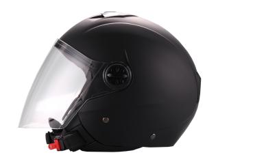 Open face helmet Vito Palermo, matt black, Size S