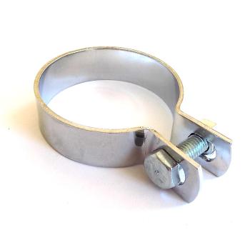 Exhaust clamp Ø 55 x 18, chrome-plated