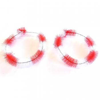 Hub cleaning rings moped, red / white