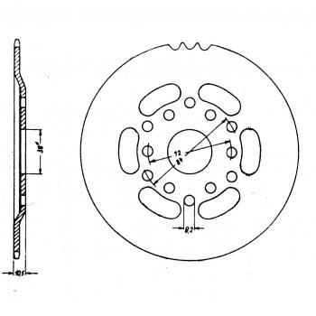 Chain Wheel 45 teeth