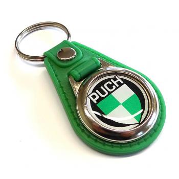 Key ring with PUCH emblem, green