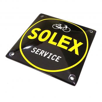 Tin Sign Enamel "SOLEX SERVICE"
