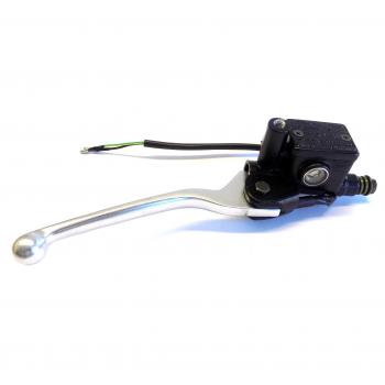 Brake lever unit left, black, REX