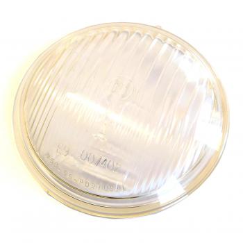 Headlight glass ø 112 mm, Miranda, plastic