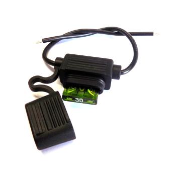 Fuse holder with plug-in fuse 30A