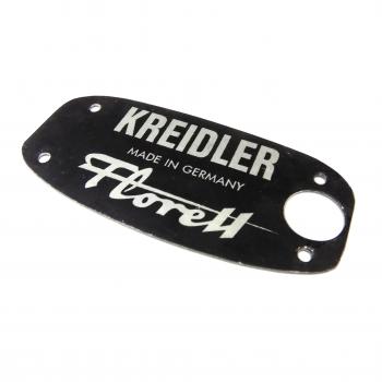 Plate for tool compartment, Kreidler
