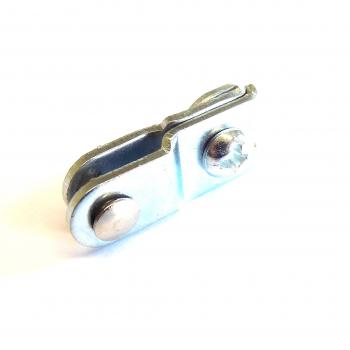 Clamping piece for front wheel cables
