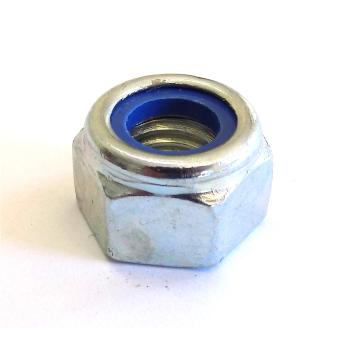Hexagon nut with clamping part DIN 982 - M 12 - 8 - ZN