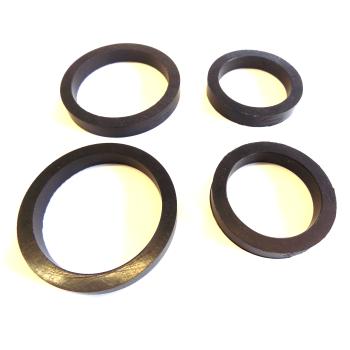Rubber band suspension for front fork