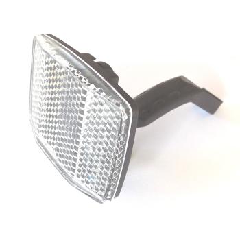 Front reflector white, bicycle
