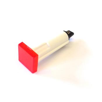 Kontrolllampe rot, quadratisch