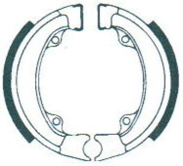 Preview: Brake shoe set ø 95 x 20 mm