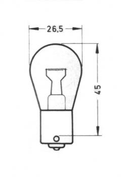Light bulb 6V 18W
