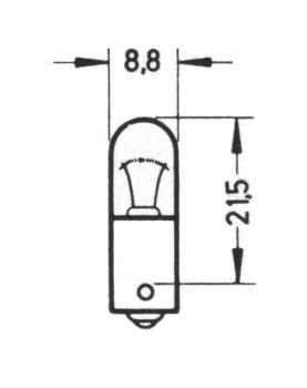 Glühlampe 12V 4W