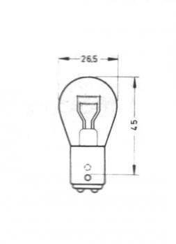 Glühlampe 6V 21/5W