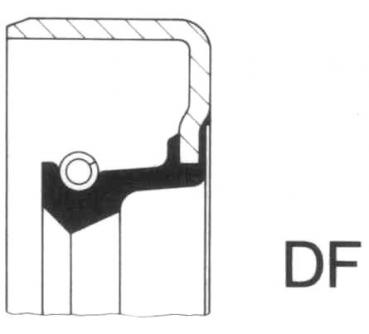 Shaft seal 14 x 22 x 5 DF