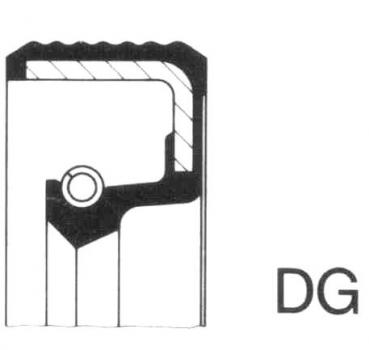 Shaft seal ring 15 x 25 x 5 DG